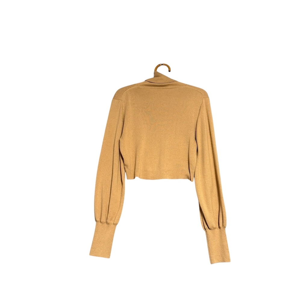 Aritzia | Wilfred | Rebecca Crop Turtleneck Sweater Wool Cotton Size M - Picture 6 of 13